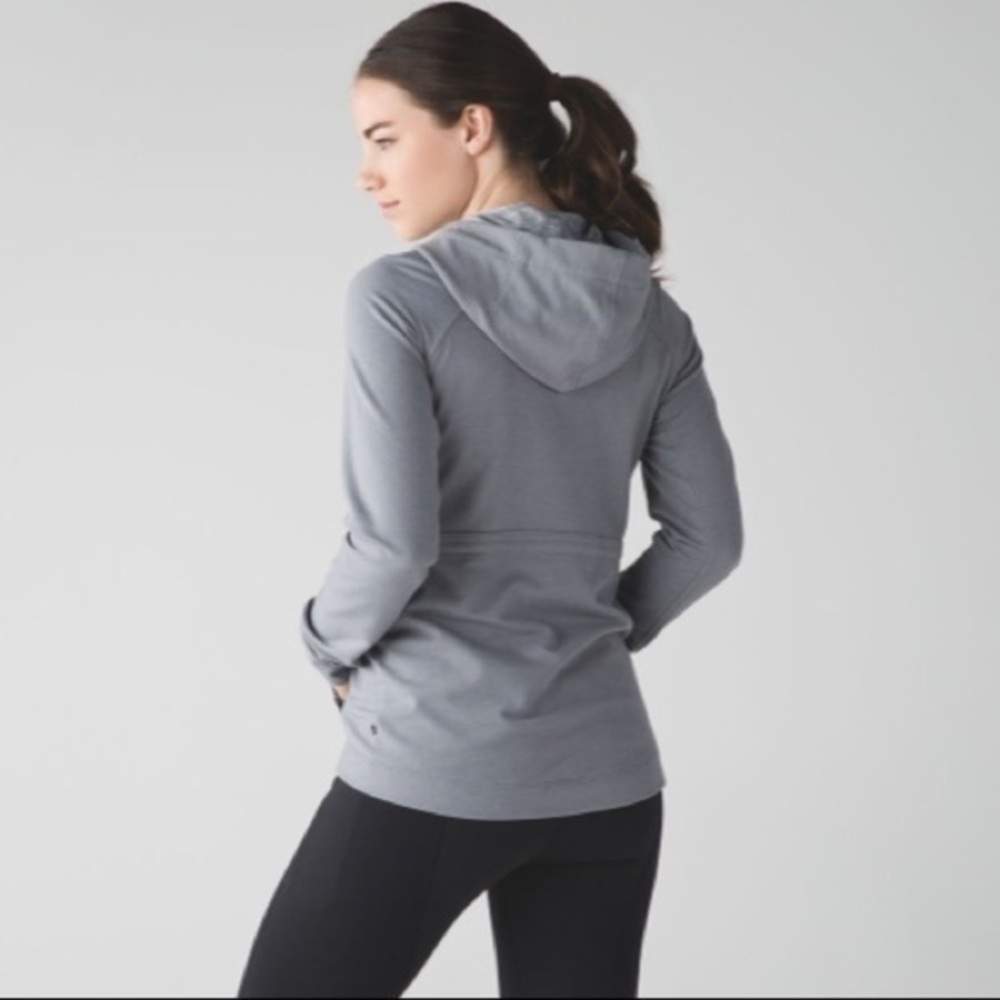 Lululemon Take Ten Full Zip Hoodie Battleship Size 4